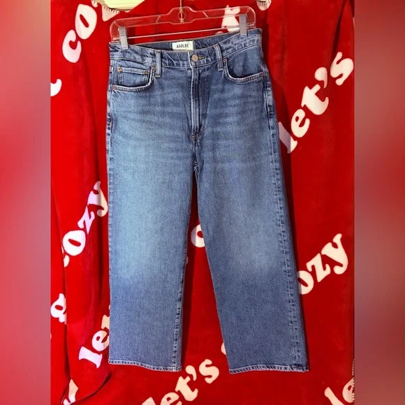 Agolde Women's Harper Crop in Moore Size 27 - Picture 4 of 10